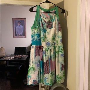 L women’s multi color dress